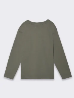 Piazza Italia Maglietta in jersey con tasca ed etichetta - militare Verde Store