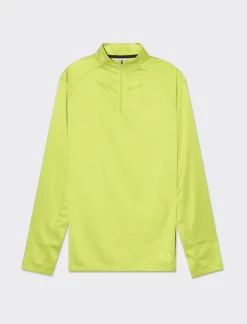 Piazza Italia Maglietta in tessuto tecnico elasticizzato - Giallo Flash Sale