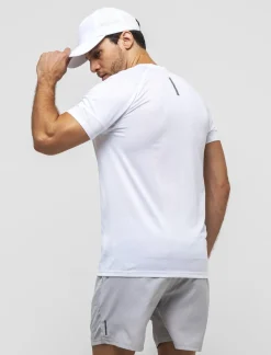 Piazza Italia Maglietta in tessuto tecnico elasticizzato - ottico Bianco Flash Sale