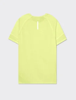 Piazza Italia Maglietta in tessuto tecnico elasticizzato - Giallo Shop