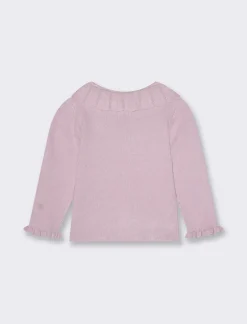 Piazza Italia Maglioncino con collo lavorato - Rosa Best Sale