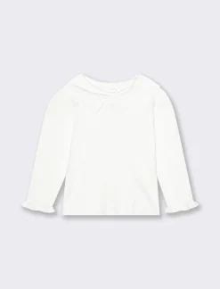 Piazza Italia Maglioncino con collo lavorato - panna Bianco Shop