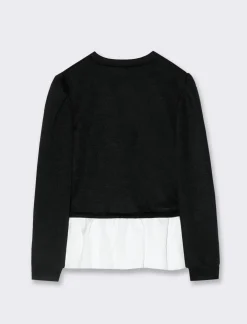 Piazza Italia Maglioncino con inserto - Nero Online