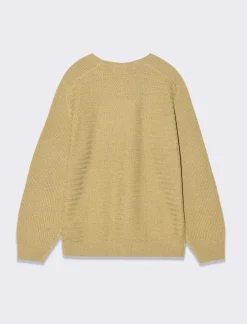 Piazza Italia Maglioncino con lavorazione in maglia e maniche reglan - Beige Cheap