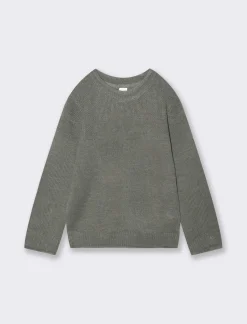 Piazza Italia Maglioncino manica lunga con dettagli sul davanti - Verde Best