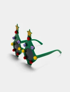 Piazza Italia Occhiali natalizi da donna - Verde Cheap