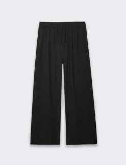 Piazza Italia Pantalaccio basico con elastico in vita e coulisse - Nero New