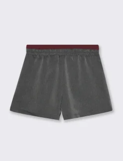 Piazza Italia Pantaloncino con pannello frontale e inserti a contrasto - Grigio Flash Sale