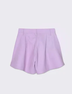 Piazza Italia Pantaloncino modello farfalla in finta pelle - Lilla Viola Discount