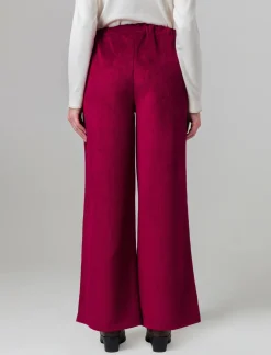 Piazza Italia Pantalone a coste in tessuto effetto velluto - Vinaccia Best