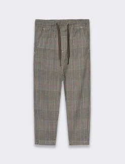 Piazza Italia Pantalone a quadri in tessuto dalla mano morbida taglio classico - Fantasia Multicolore Best Sale