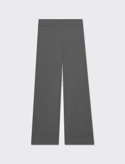 Piazza Italia Pantalone basico con elastico in vita sul retro - talpa Grigio Best