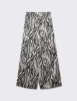 Piazza Italia Pantalone basico con elastico in vita - -bianco Nero Best