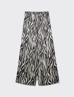 Piazza Italia Pantalone basico con elastico in vita - -bianco Nero Best