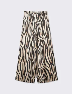 Piazza Italia Pantalone basico con elastico in vita - -oro Nero Sale