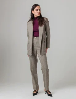 Piazza Italia Pantalone basico da donna con elastico in vita sul retro - tabacco Marrone Cheap