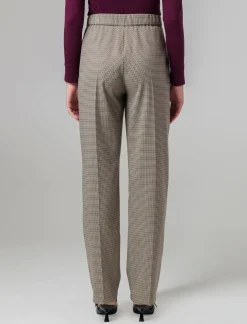 Piazza Italia Pantalone basico da donna con elastico in vita sul retro - tabacco Marrone Cheap