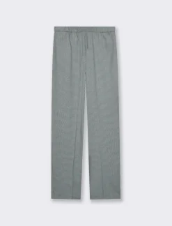 Piazza Italia Pantalone basico da donna con elastico in vita sul retro - Ottanio Verde Clearance