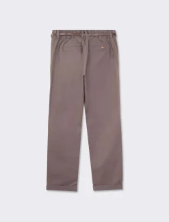 Piazza Italia Pantalone chino colorato con cintura e tessuto comfort elasticizzato, vestibilità regular - piombo Grigio Flash Sale