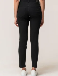 Piazza Italia Pantalone cinque tasche skinny vita regular - Nero New