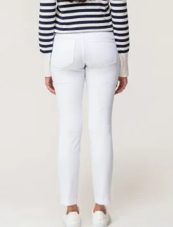 Piazza Italia Pantalone cinque tasche skinny vita regular - Bianco Cheap