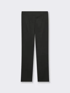 Piazza Italia Pantalone con chiusura a zip sul fianco slim fit - Nero Flash Sale