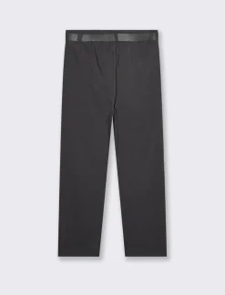 Piazza Italia Pantalone con cintura ed elastico in vita - piombo Grigio Clearance