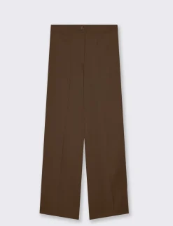 Piazza Italia Pantalone con cucitura in rilievo - Marrone tabacco Outlet