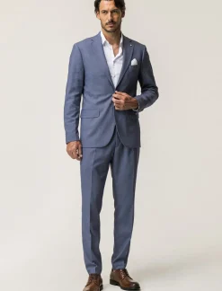 Piazza Italia Pantalone da completo uomo formal fit - Blu Hot