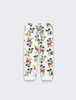 Piazza Italia Pantalone in felpa con coulisse e stampa all over Disney - Fantasia Multicolore Outlet