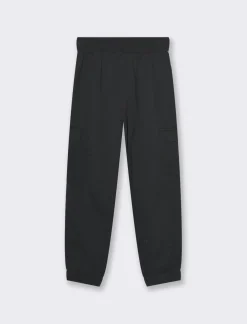 Piazza Italia Pantalone in felpa elastica con filo metallizzato - Nero Store