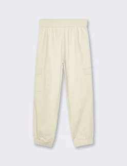 Piazza Italia Pantalone in felpa elastica con filo metallizzato - Beige Store