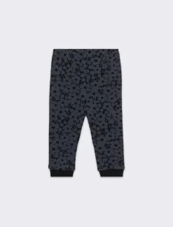 Piazza Italia PANTALONE IN FELPA STAMPATO - Nero Fashion