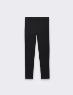Piazza Italia Pantalone in french terry elastico - Nero Outlet