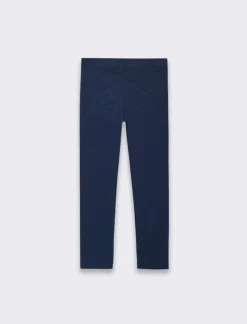 Piazza Italia Pantalone in french terry elastico - Blu Best Sale