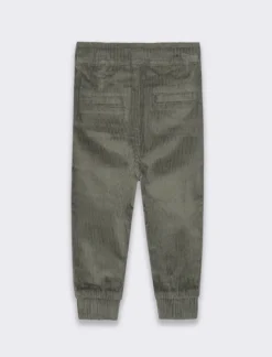 Piazza Italia Pantalone in velluto con coulisse - Grigio Flash Sale