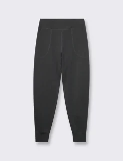 Piazza Italia Pantalone jogger con bustino in tessuto jersey - Nero Cheap