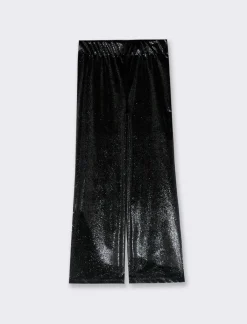 Piazza Italia Pantalone lucente da bambina - Nero Cheap