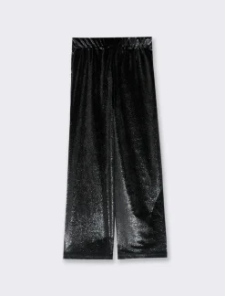 Piazza Italia Pantalone lucente da bambina - Nero Cheap
