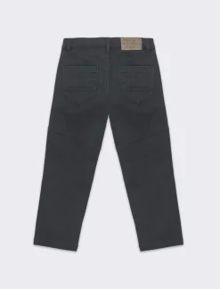 Piazza Italia Pantalone microstampa da bambino - Verde militare Sale