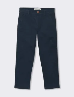 Piazza Italia Pantalone modello 5 tasche in misto cotone con elastico regolabile in vita - Blu Hot