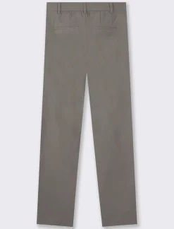 Piazza Italia Pantalone modello classico vestibilità slim con chiusura ganci e zip - piombo Grigio Discount