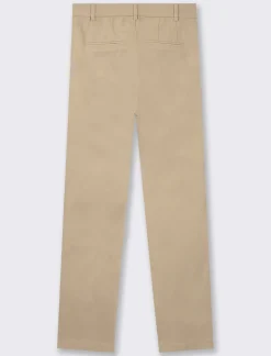 Piazza Italia Pantalone modello classico vestibilità slim con chiusura ganci e zip - Beige corda Marrone Fashion
