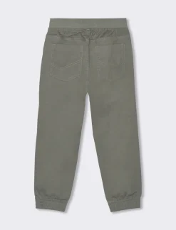 Piazza Italia Pantalone modello jogger con elastico a fondo gamba - militare Verde Discount
