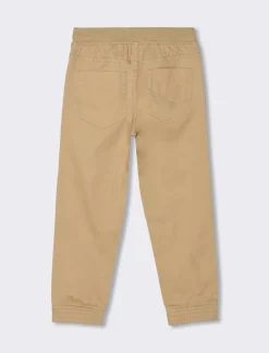 Piazza Italia Pantalone modello jogger con elastico a fondo gamba - Beige Outlet
