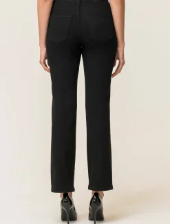 Piazza Italia Pantalone skinny cinque tasche high waist gamba dritta - Nero Hot