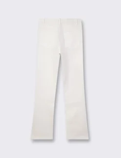 Piazza Italia Pantalone skinny cinque tasche high waist gamba dritta - Bianco Best Sale