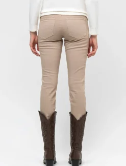 Piazza Italia Pantalone skinny vita alta - Caramello Beige Shop