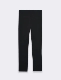 Piazza Italia Pantalone tessuto elastico con vestibilità slim - Nero Shop