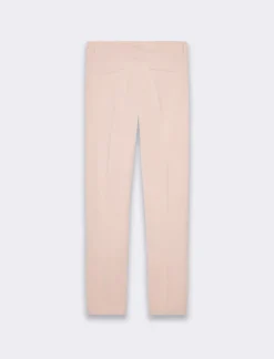 Piazza Italia Pantalone tessuto elastico con vestibilità slim - burro Bianco Clearance
